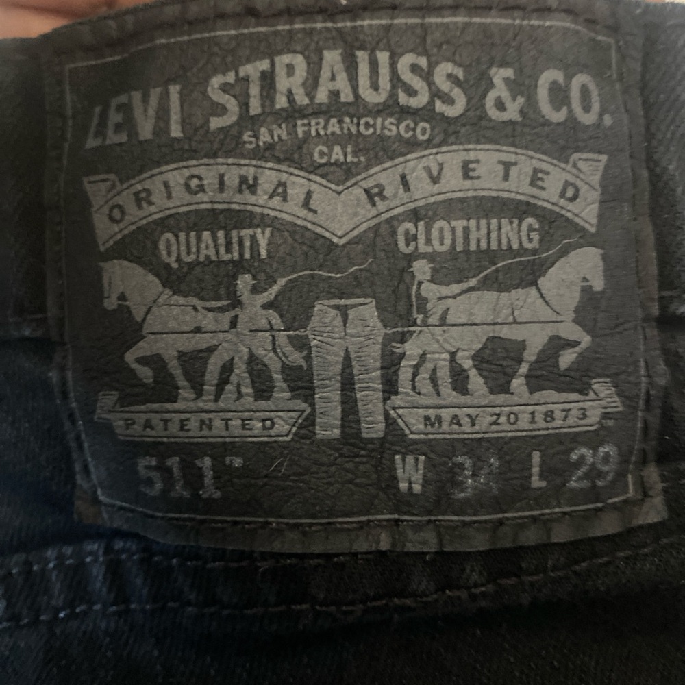 Levi's Black 511 Denim